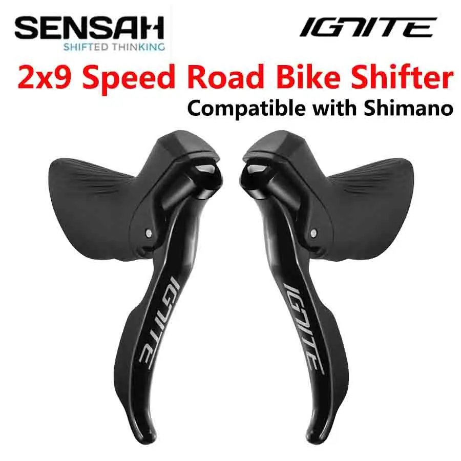 محولات دراجة الطريق SENSAH STI 2x7/2x8/2x9/2x10/2x11 سرعة رافعة الفرامل دراجة Derailleur متوافقة مع Shimano Sora Tiagra 105
