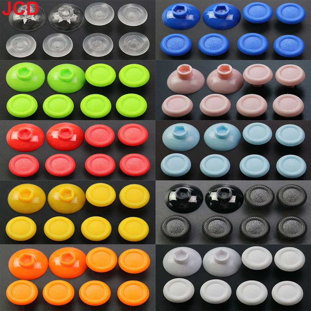 JCD 8 in 1 Button Suit For Xbox One Thumb Stick Grip Caps For PS4 PS5 Controller Joystick Detachable Replacement Mushroom Cap