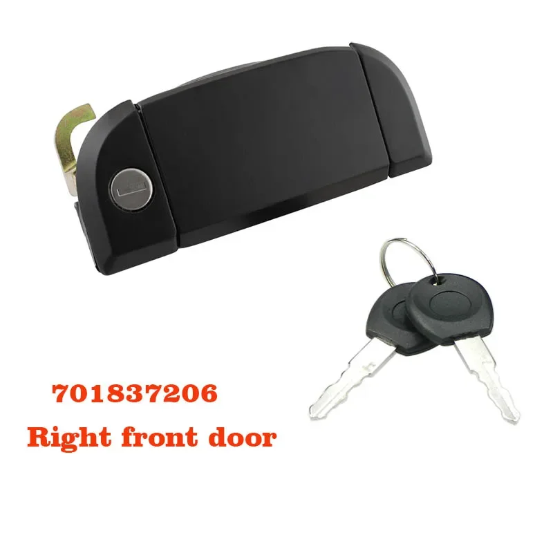 1 Pair Front Door Left and Right Handles for VW Volkswagen TRANSPORTER T4 1990-2004 701837206 ,701837205 Front Door Handle