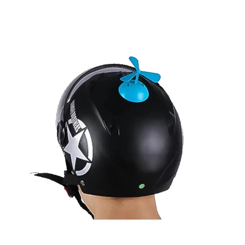 Helm-Windmühle für Motorrad, Roller, Fahrrad, Windkraftgeneration, verfügbare Motorrad-Dekoration, präsentiert Ihre Persönlichkeit