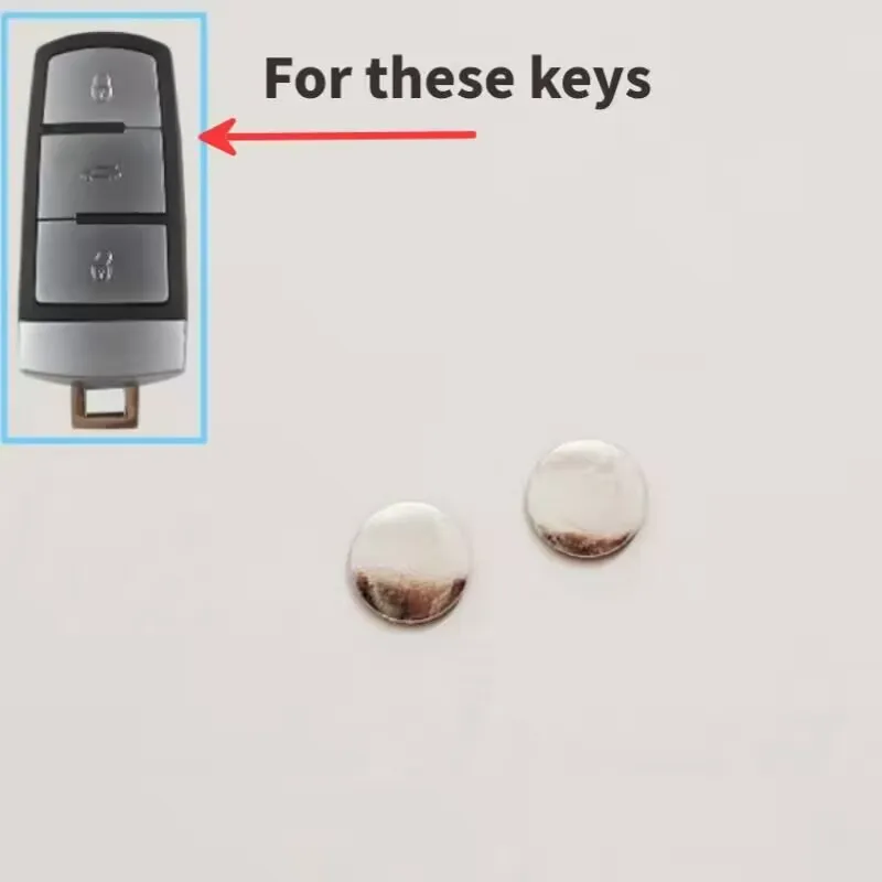 10mm DIY Emblem Logo Replacement Sticker Emblem For vw remote key shell