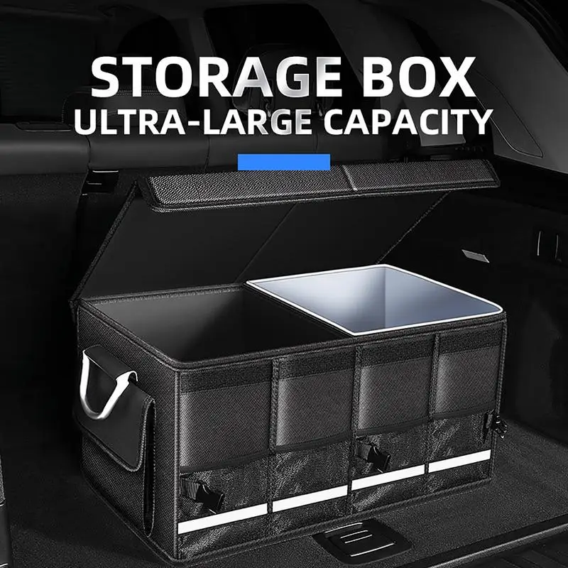 Portatile pieghevole Auto Car Trunk Organizer Car Trunk Organizer pieghevole Storage impermeabile Durables Multi Storage Tool Auto Box