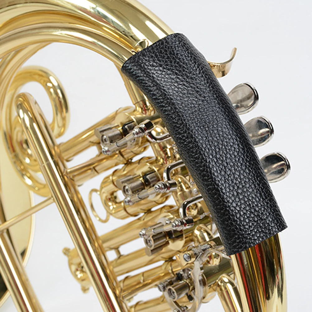 

Durable Cowhide Horn Protective Pad Humanized Design Complementary Decorative French Horn Accessories
