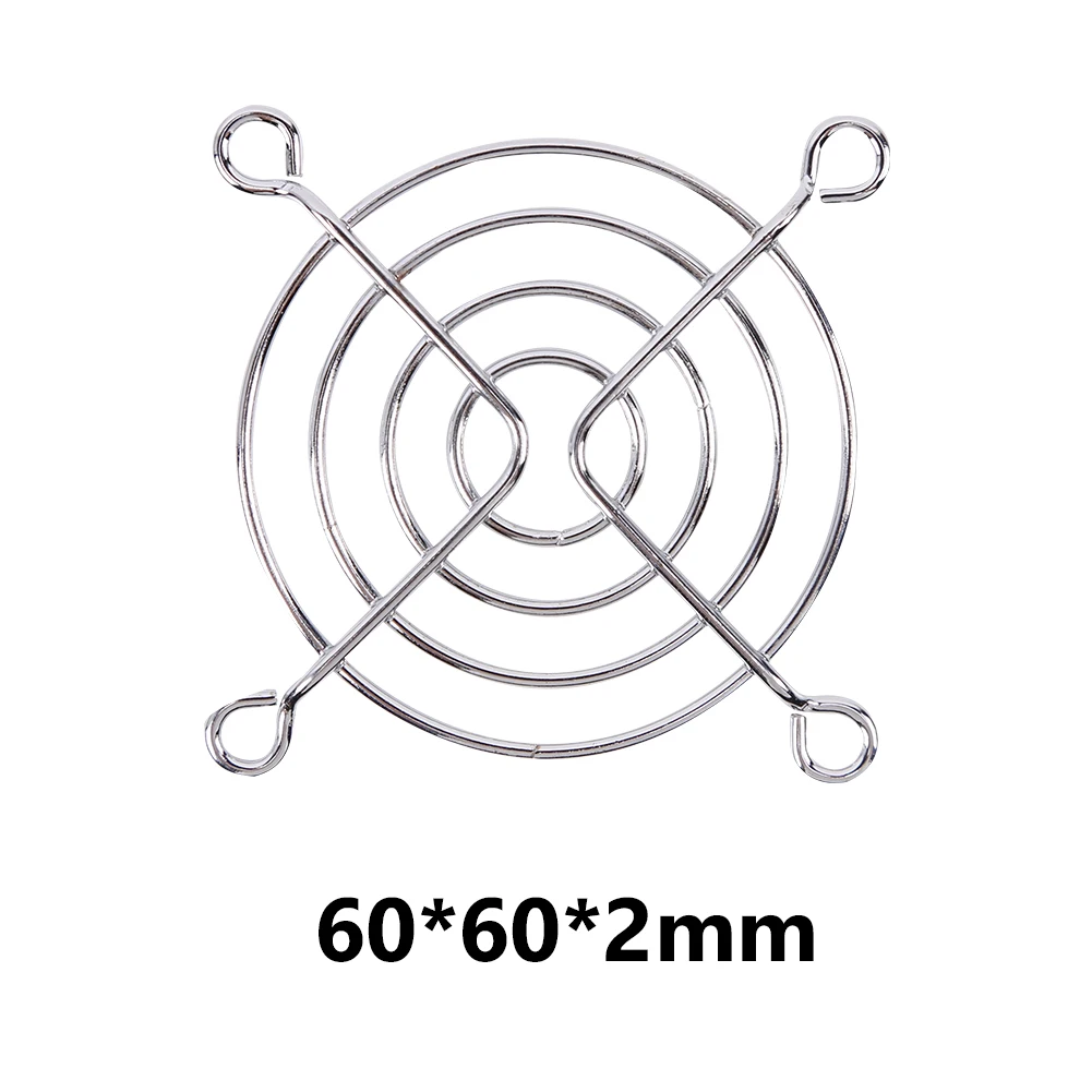 PC 케이스 냉각 팬 그릴 데스크탑 쿨링 팬 핑거 가드 프로텍터 보호 커버, 40mm 50mm 60mm 70mm 80mm 90mm 120mm, 5 개입