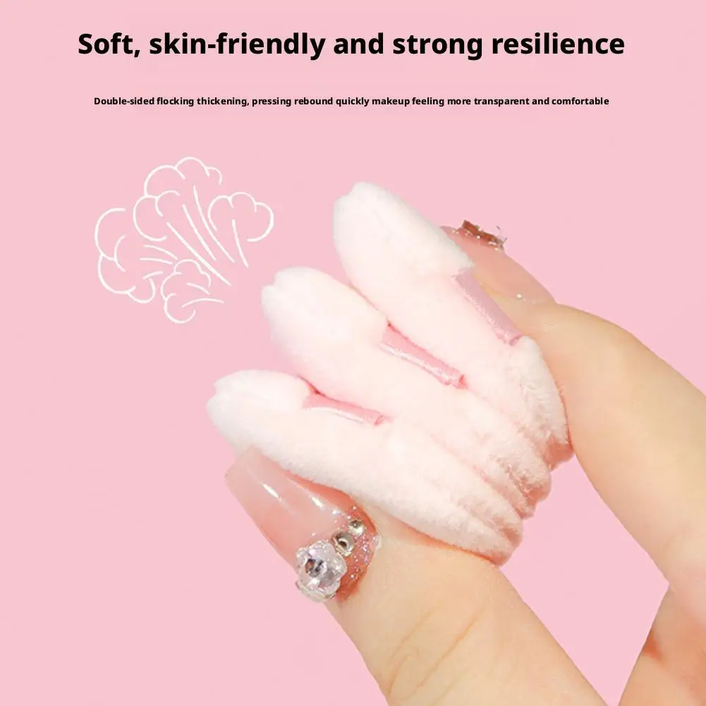 Mini Finger Puff Foundation Small Air Cushion Powder Applicator BB Tools Sponge Cream Face Makeup Concealer Cosmetic F5F4