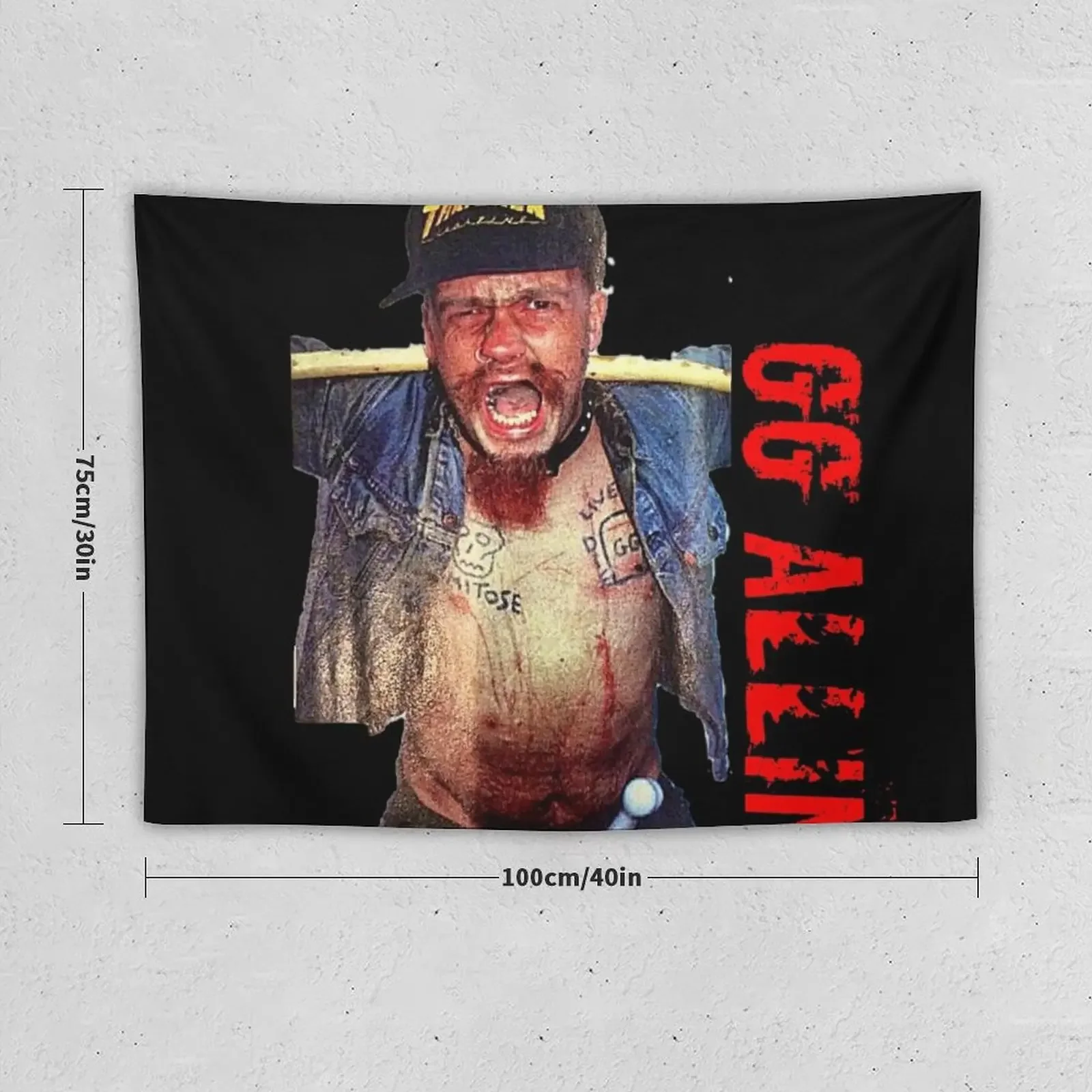 GG Allin Tapestry Carpet Wall Room Decorations Funny Tapestry