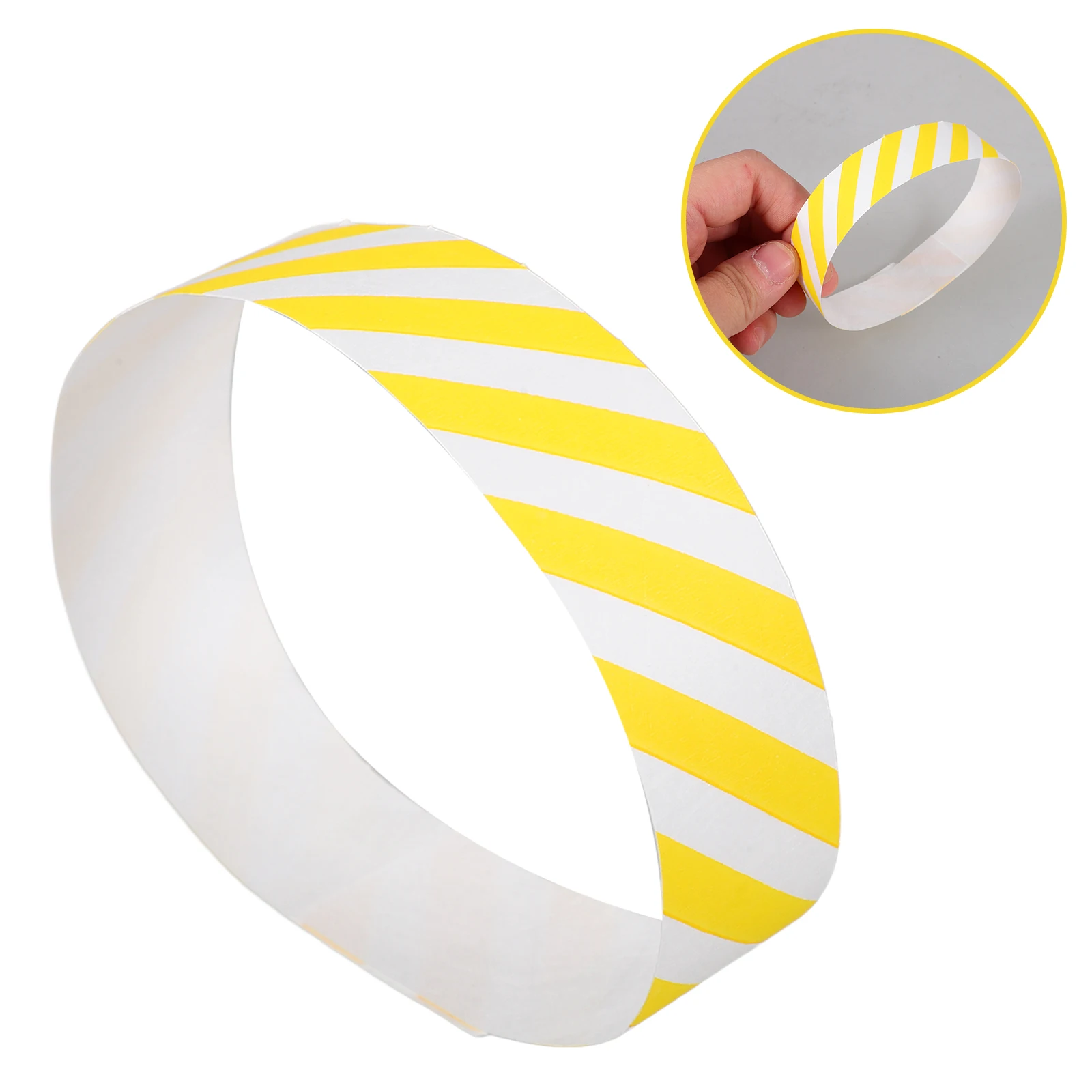 

100 Pcs Paper Bracelet Concert Bracelets Disposable Wristbands for Events Decorative Bulk