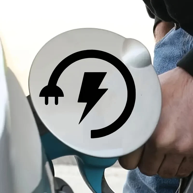 

Яркая электрическая наклейка с вилкой и молнией, 1 шт., подходит для персонализированных гаражных ворот, обложек для ноутбуков и настенных зеркал.