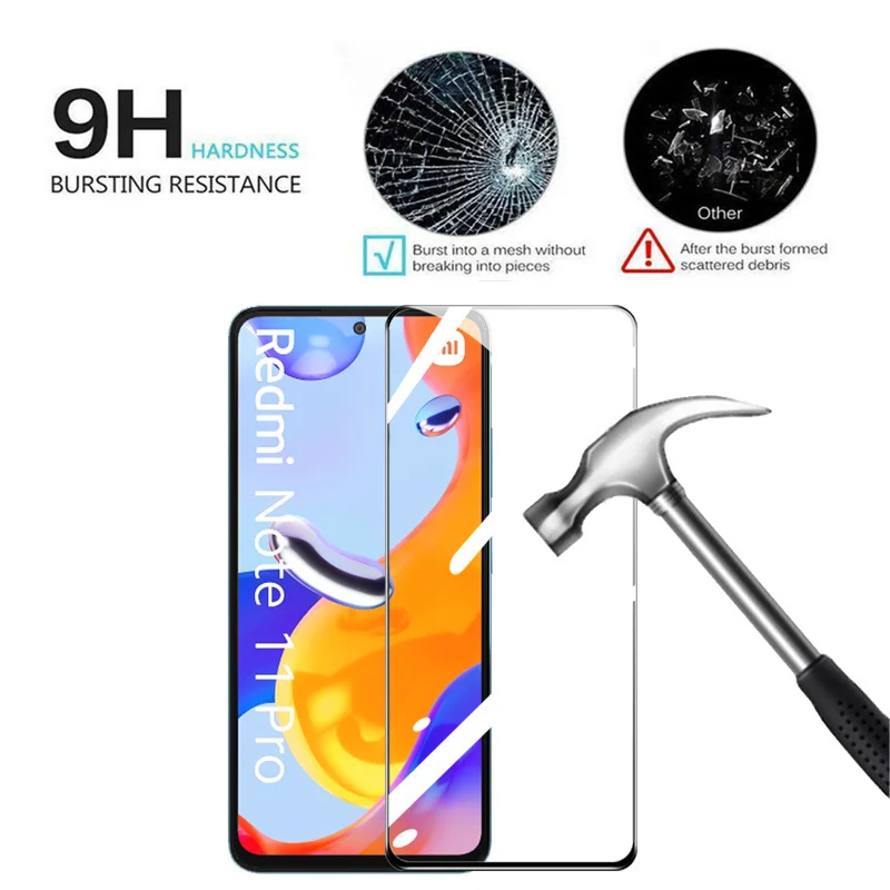 Tempered Glass For redmi note 11pro Screen Protector Redmi Note11 pro Redmi Note 10 Pro 9 Pro Mica Camera  Redmi Note11pro Glass Film For Xiaomi Redmi Note 11 pro Glass