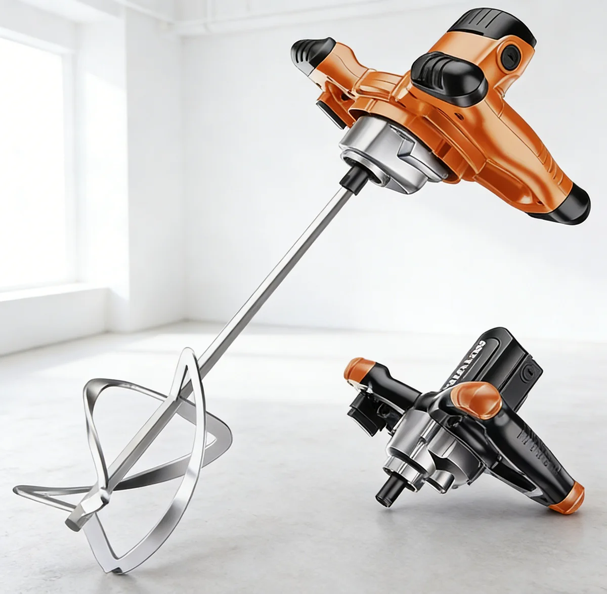 Industrial Electric Mixer 220V High Power Paint Cement Plaster Mortar Paint Cement Putty Mortar Concrete Stirring Mixing Tool