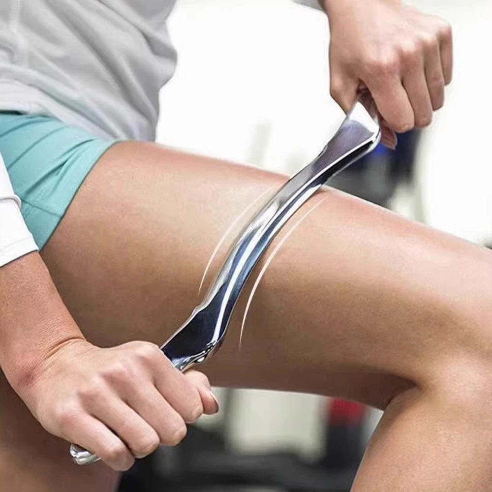 1 Stück Gua Sha Werkzeug aus 304 Edelstahl, Faszien-Entspanner & Muskelschaber, Massagegerät zur Schmerzlinderung, Professionelle Qualität