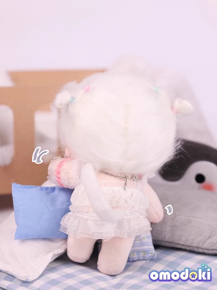 Original Cat Pajamas Nighty Suit For 20cm Doll Toy Clothes Costume Cosplay OM Gift Cute Lovely