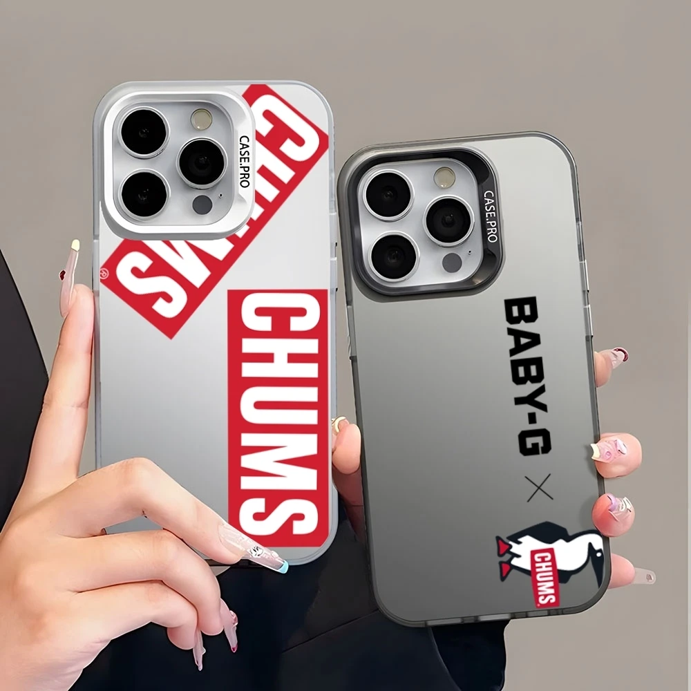 Luxury Clothing CHUMS Phone Case Black White Cool for IPhone 16 15 14 13 12 Pro Max 11 2024 Fashion couple