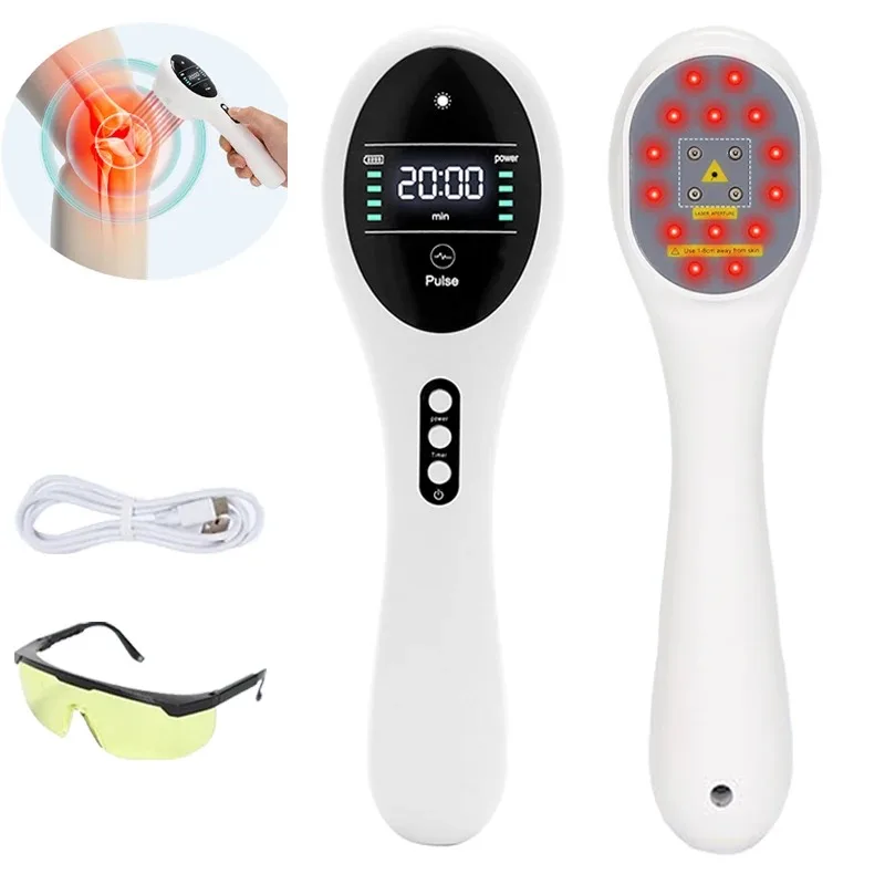 

Laser Red Light Therapy Device New 650nm 808nm Cold Low Level Arthritis Muscle Physical Therapy Equipment Body Pet Pain Relief