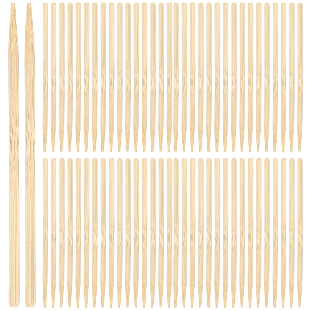 

100 pcs Scratch Paper Wood Stylus Sticks Bamboo Pens Smooth Surface Drawing Tools Effortless Gluing Painting Crafts Double