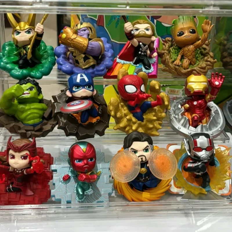 Genuine Popmart New Marvel Cross The Infinite Series Figures Blind