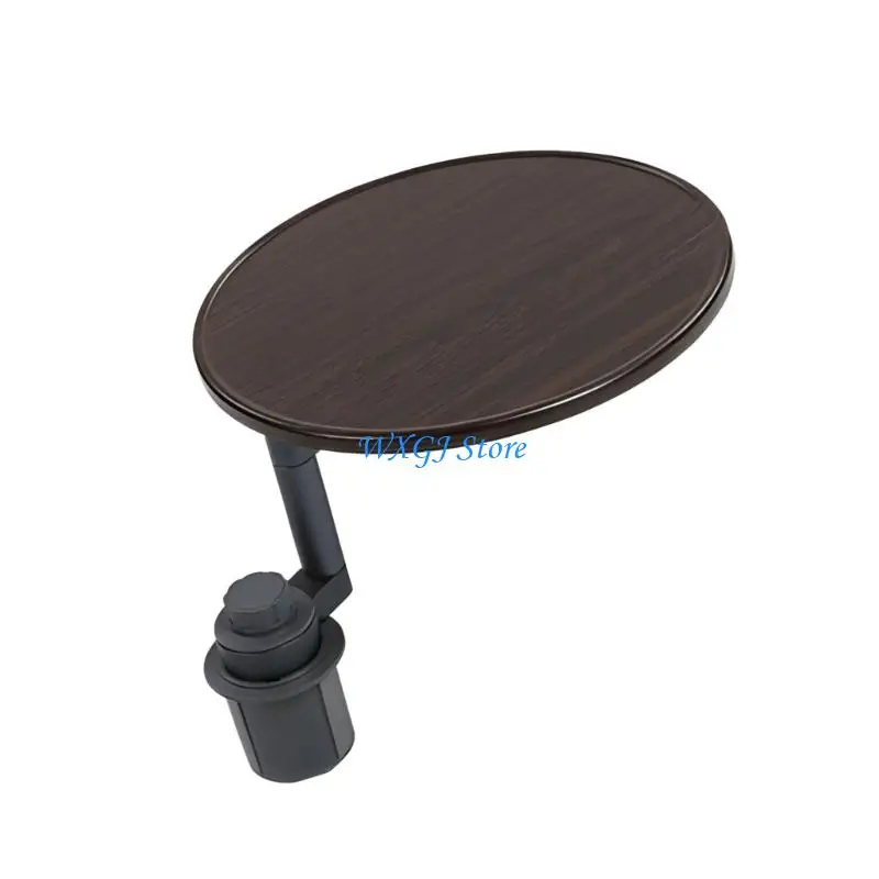 37JE Short Version Round Car Floating Table Universal 360 Rotating Drink Holder