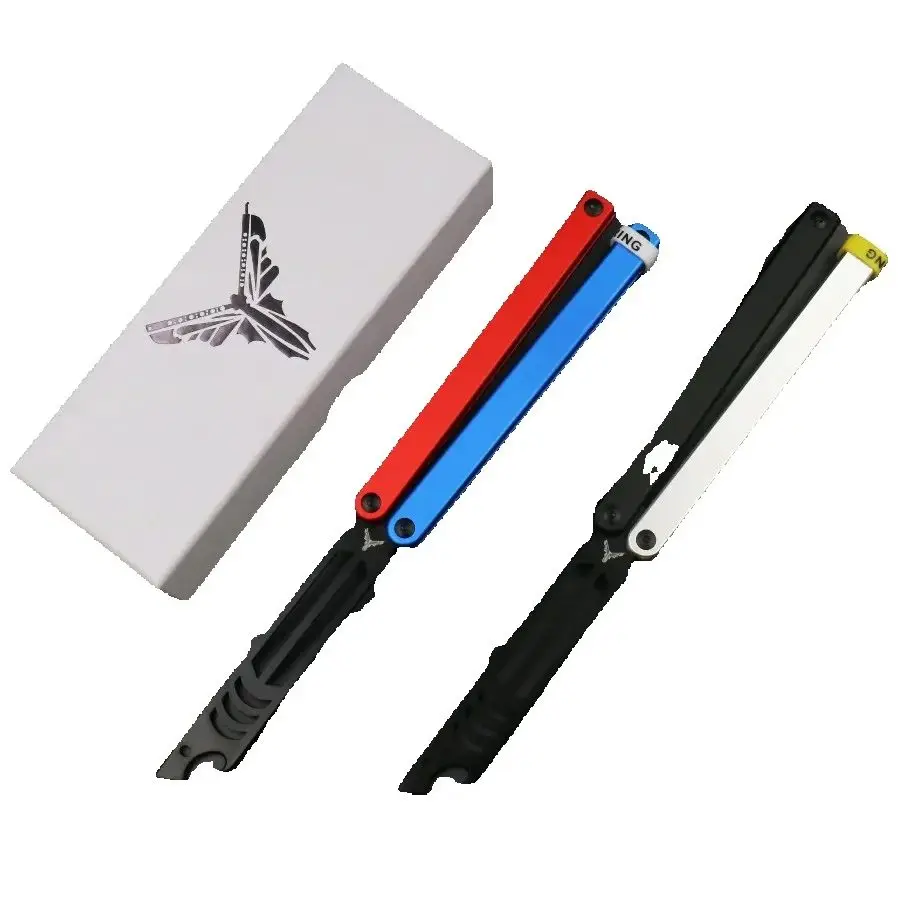 Mako V3 Balisong Trainer EDC Aluminum Handle Bottle Opener with Bushing Structure for Training
