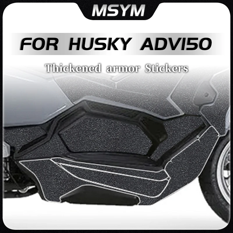 

For SYM HUSKY ADV150 ADV150 husky adv150 Thickened armor protective film anti-abrasion film modification accessories
