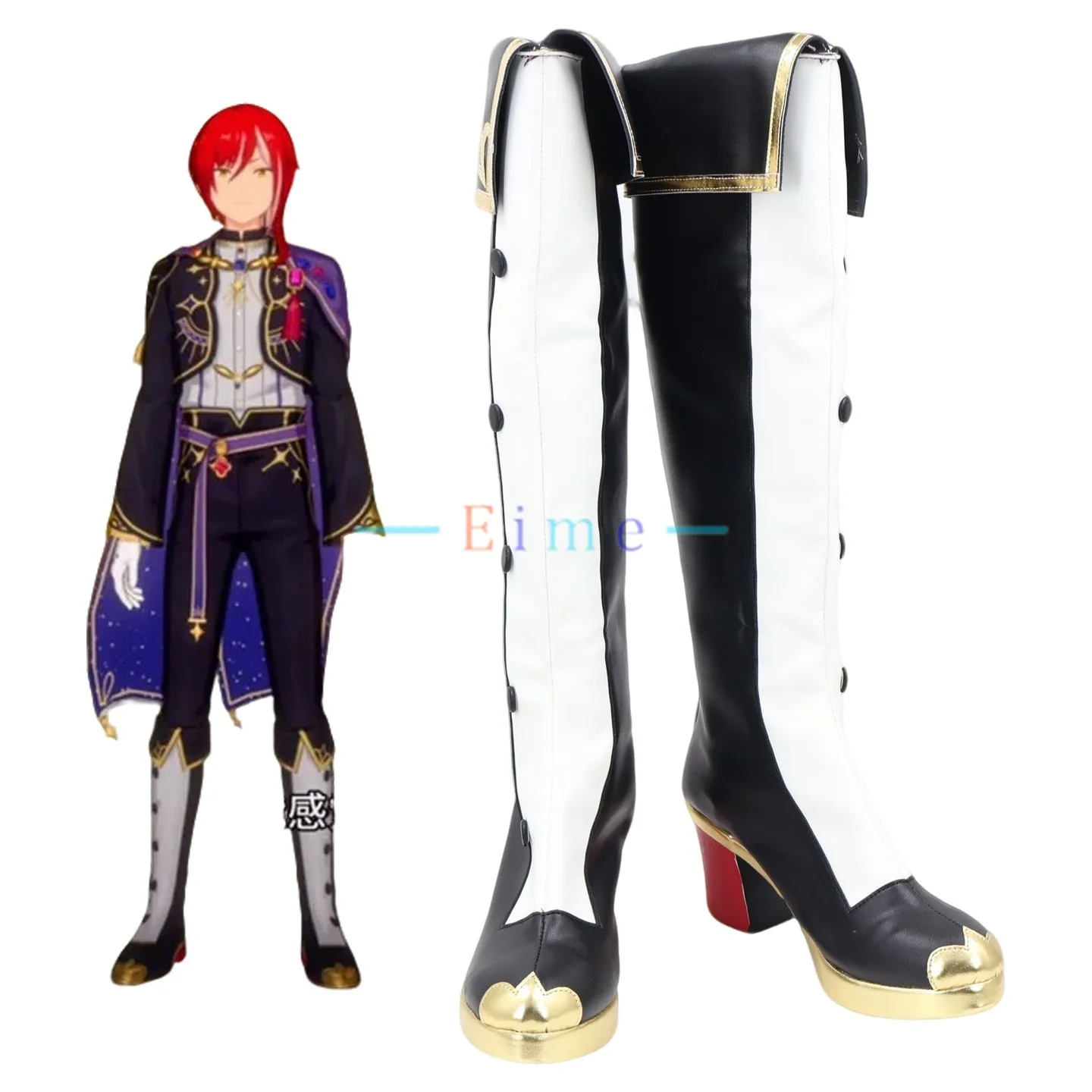 

Sakasaki Natsume Cosplay Shoes Game Ensemble Stars Shoes Halloween Carnival Boots Anime PU Leather Shoes Custom Made