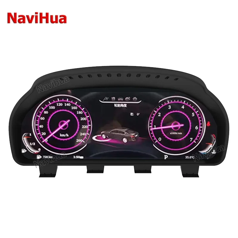 Navihua 12.3 Inch Instrument Cluster Car Dashboard LCD Display Screen Linux System For BMW F10