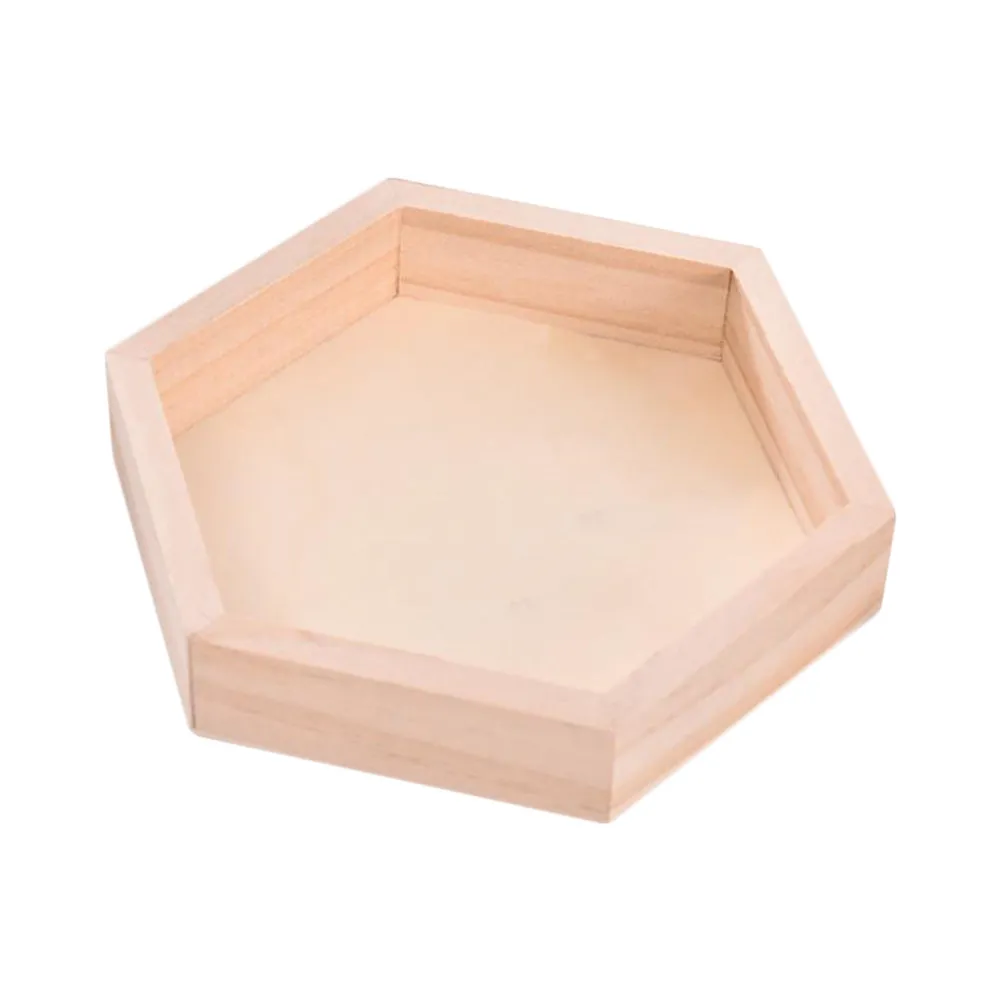 

Шестиугольный деревянный поднос-органайзер для украшений: браслетов, ожерелий, серег, колец. Декоративный органайзер для туалетного столика, коробка для хранения. Размер.