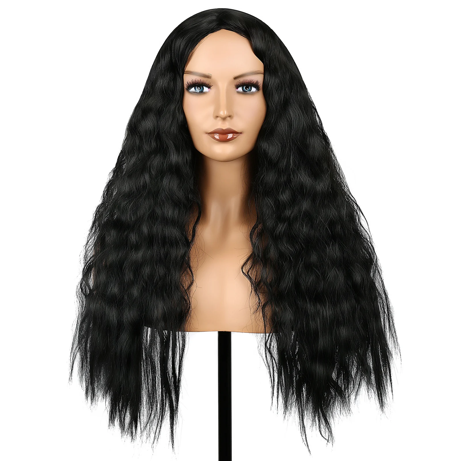 

Short Curly Corn Perm Wig Naturally Seamless Odorless Wig for Cosplay Parties Or Daily Use
