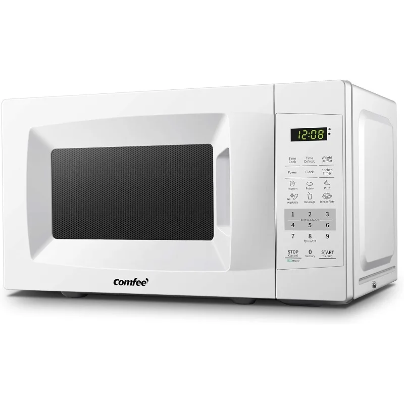 

COMFEE' EM720CPL-PM Countertop Microwave Oven with Sound On/Off, ECO Mode and Easy One-Touch Buttons, 0.7 Cu Ft/700W,