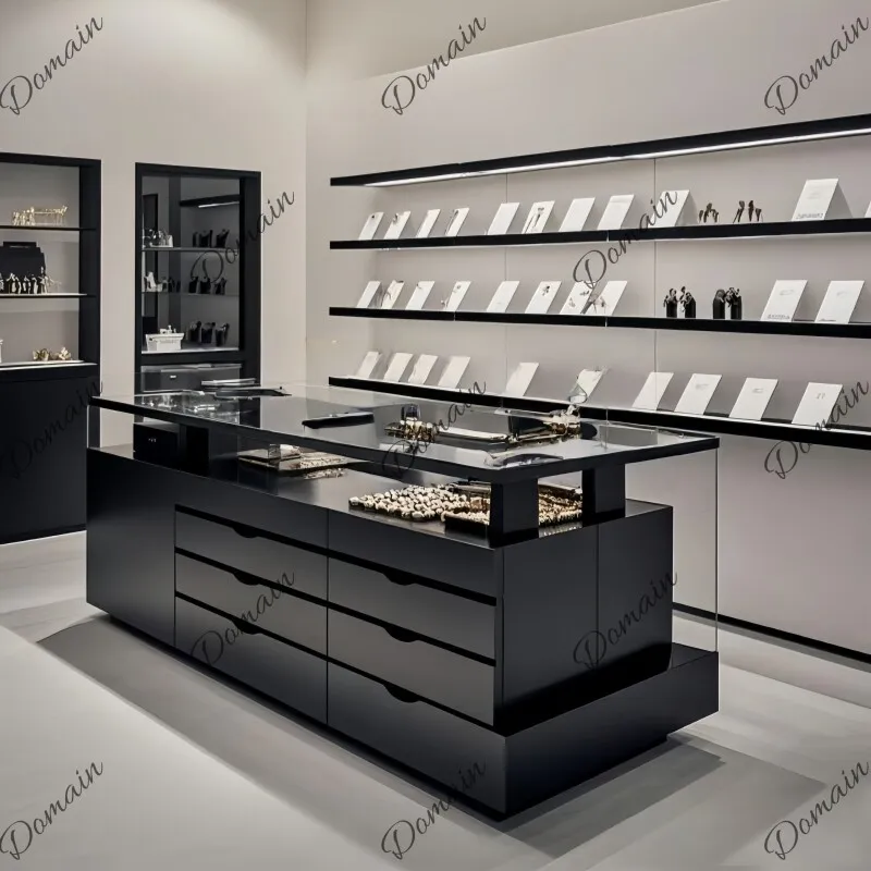 Jewelry Display Cabinet Jewelry Jade Glasses Display Clothing Store Nakajima Crafts Glass Display Stand