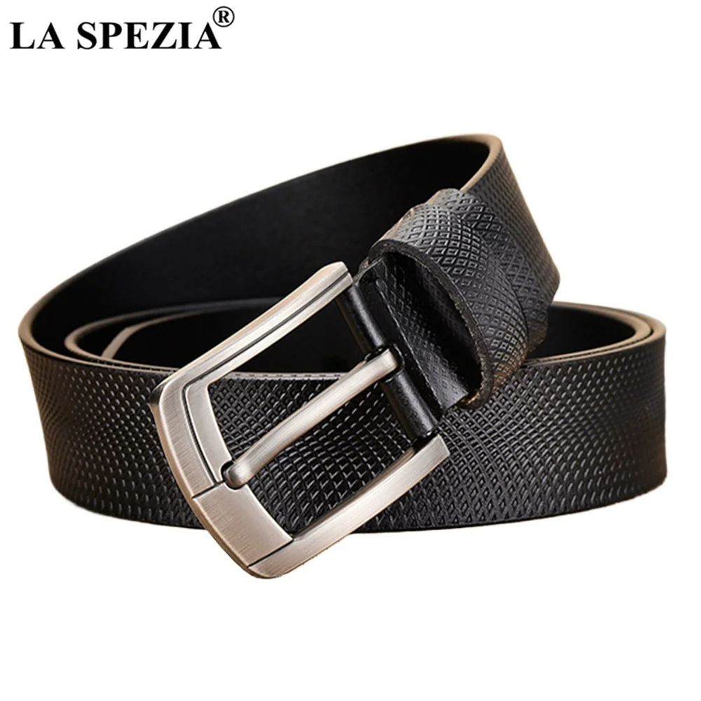 la-spezia-新品-ブラック-本革ベルト-メンズ-ピンバックル-牛革ベルト-ブラウン-無地-ブランド-カジュアル-高品質ベルト