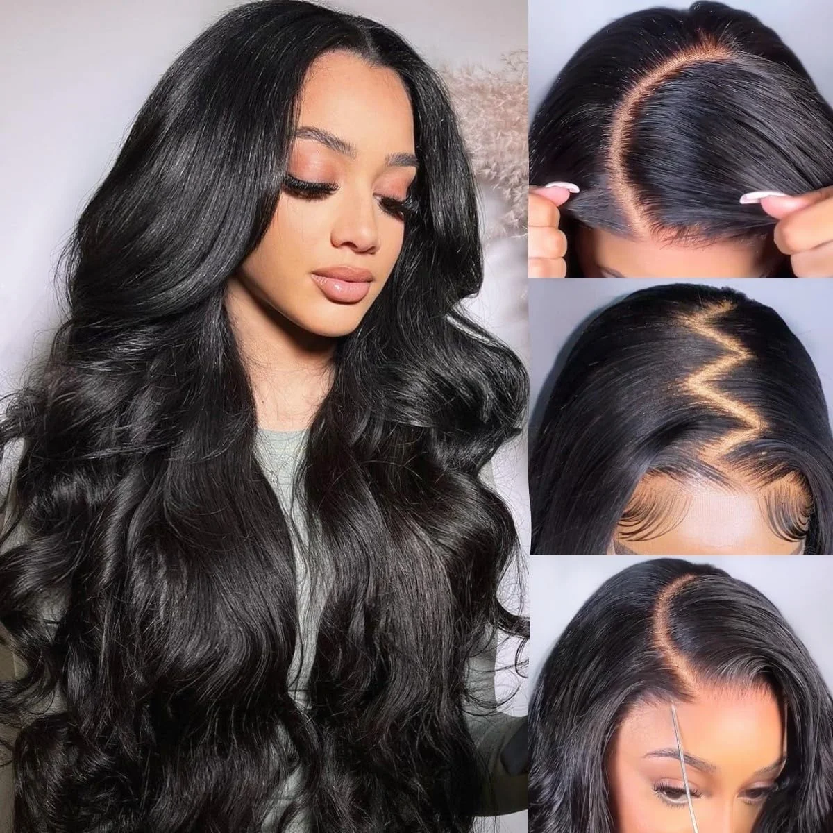 Body Wave 13x6 HD Lace Frontal Wig 100% Human Hair Wear Go Glueless Wig 6x4 HD Transparent Lace Front Human Hair Wigs on Sale