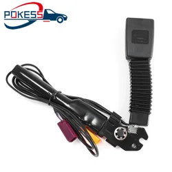 POKESS Left Seat Belt Buckle Socket Car Safety Seat Lock For Ford Focus MK2 mk3 2009-2012 Car Accessories 5M51A61209AA