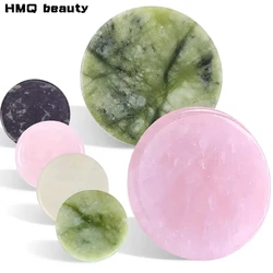 10pcs Wholesale Glue Adhesive Pallet Eyelashes Extensions Jade Stone Pink Durable False Eye Lashes Glue Pad Holder Makeup Tools