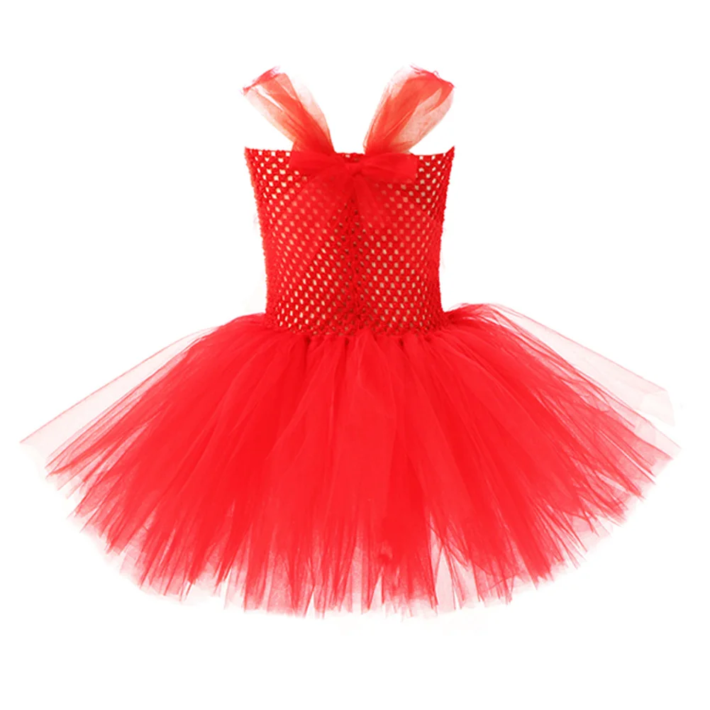 Chocolate Bean M Cosplay Girls Tutu Skirt Cute Dress Party Stage Performance Disguise Costume Children Roleplay Fancy Dress Up