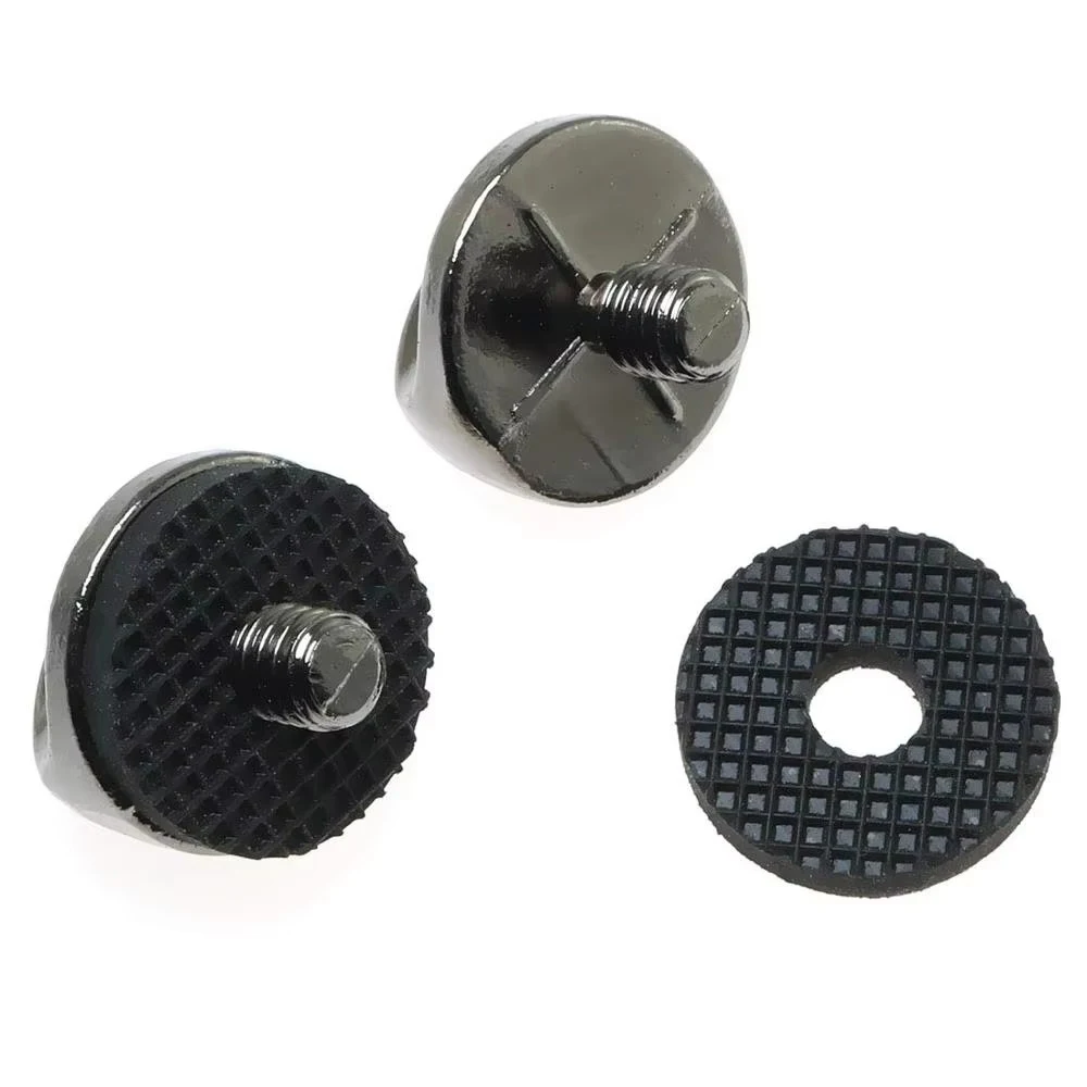 카메라 넥 스트랩 나사 거치대, 고무 와셔 포함, 퀵릴리즈 손목 스트랩 슬링용, 1/4-20 나사, 1/4 인치 카메라 나사, 2 개