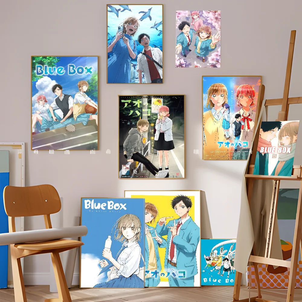

Blue Box Anime DIY Sticky Poster Vintage Room Bar Cafe Decor Home Decor