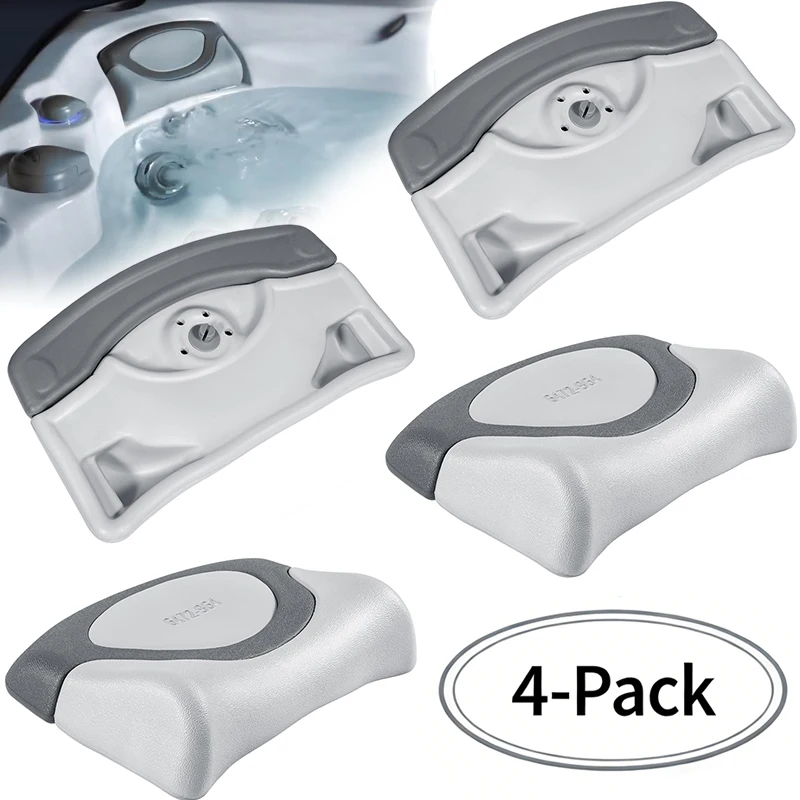 Paquete de 4 almohadas de repuesto para spas 6472-964 aptas para Sundance 880 Series Spa y jacuzzi 2009-2017, reemplazo para 6455-484