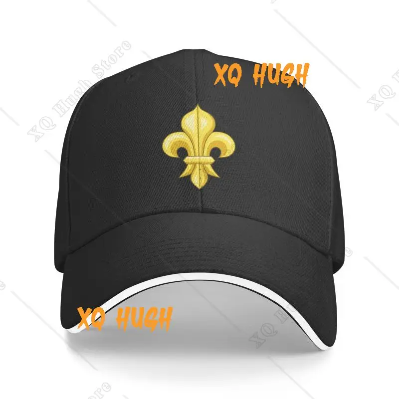 

Classic Fleur De Lis Baseball Cap for Men Women Personalized Adjustable Unisex French Lily Flower Dad Hat Outdoor