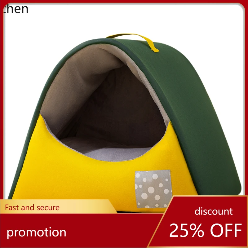 

YFY Winter Warm Four Seasons Universal Cat Bed Closed House Cat House Pet Supplies