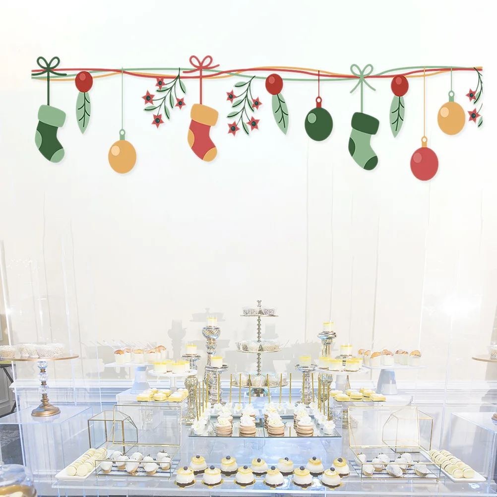 

Christmas Window Stickers PVC Removable DIY Decorative Decals for Home Store Office Glass Wall Door Holiday Decoration