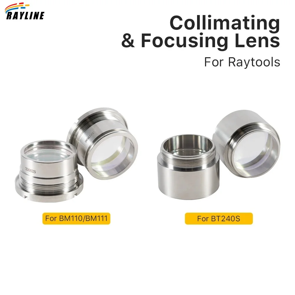 Original Raytools BM110/BM111/BT240S Collimating & Focusing Lens D30 with Lens Holder for Raytools Laser Cutting Head