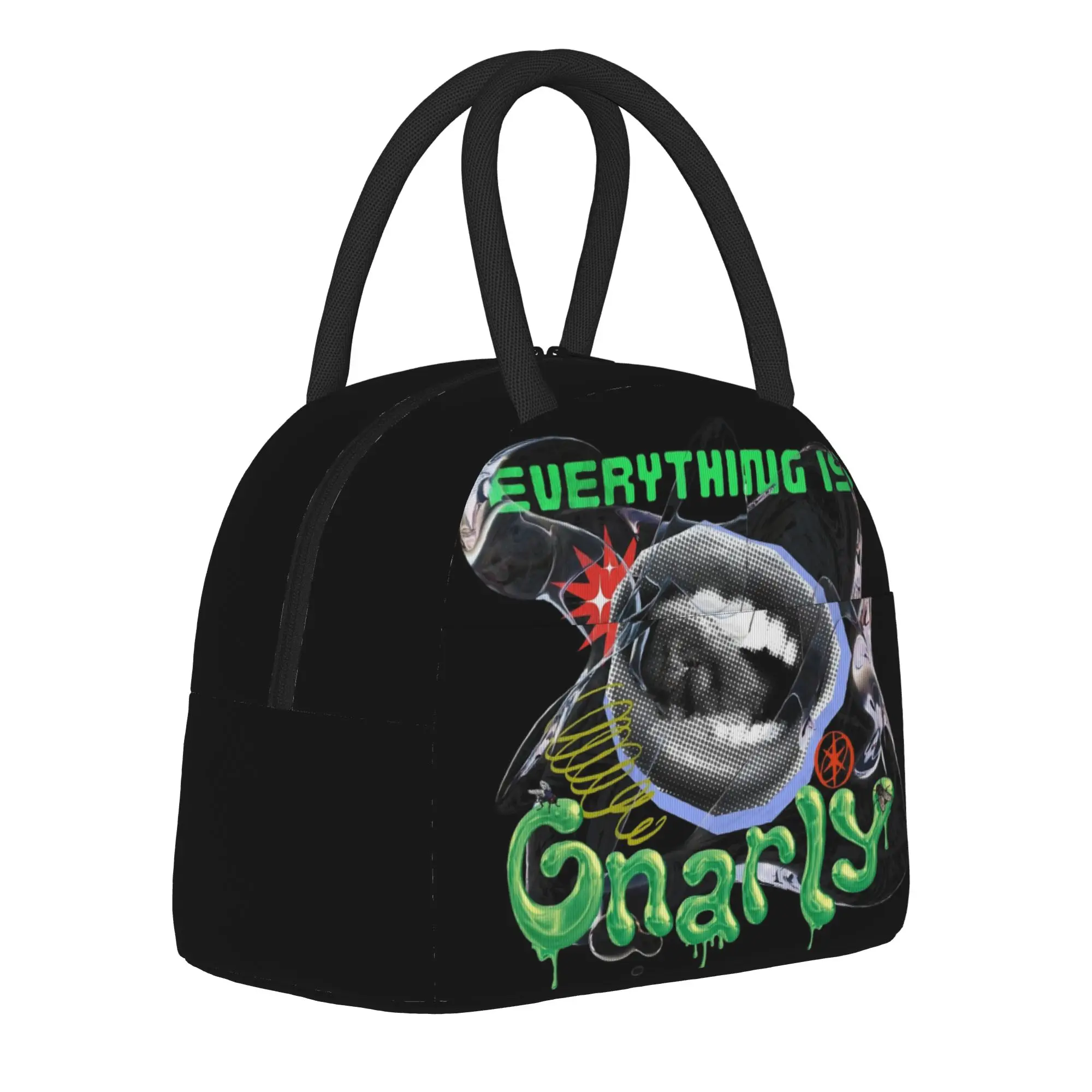 

Katseye Everything is Gnarly Insulated Lunch Bag Thermal Bag Reusable,Meal Container High Capacity Tote Lunch Box Outdoor