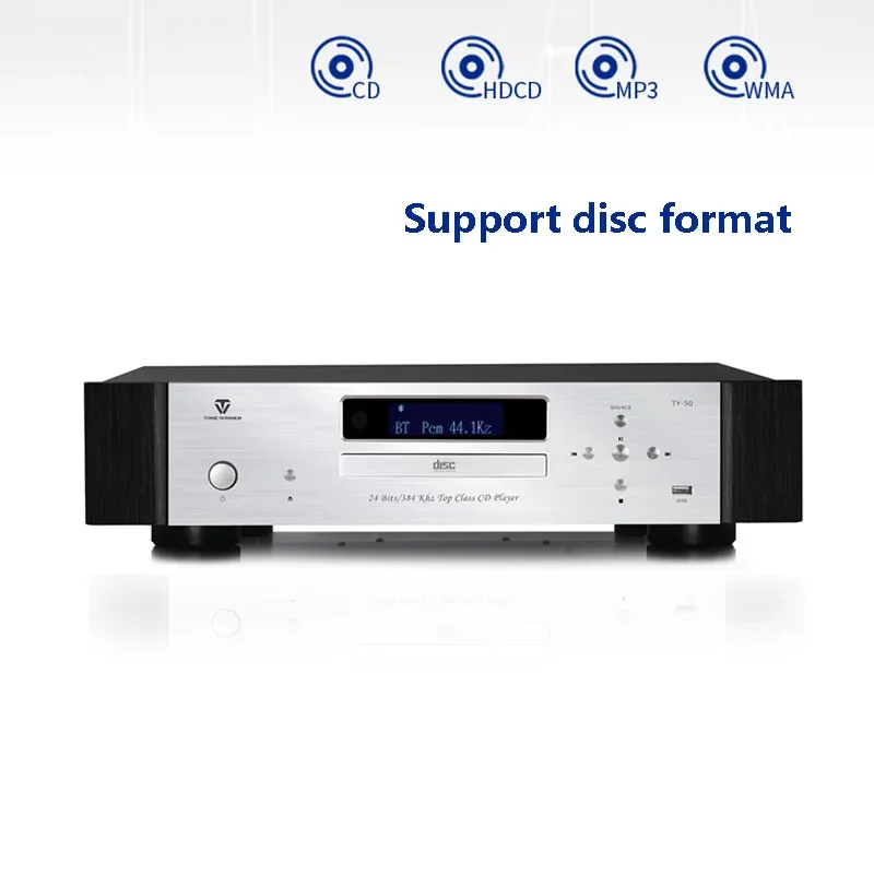 Carro-chefe totalmente balanceado hifi cd player ad1955 + opa1656 bluetooth 5.0 usb tf cartão sem perdas ler música turntable para audiófilos