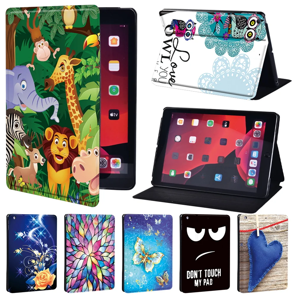 

Tablet Case for Apple IPad 5th/6th/7th/8th/9th/Mini 1/2/3/4/5/6/Ipad 2/3/4 Flip Stand Pu Leather Protector Cover Oldimage Series