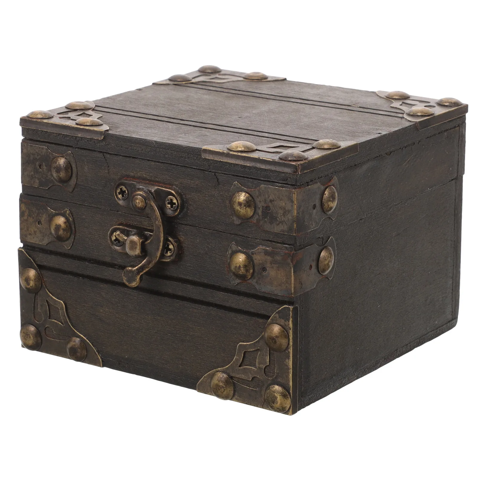 

Wooden Jewelry Box Vintage Style Storage Case For Rings Earrings Crystals Trinket Organizer Sundries Holder Wooden Storage