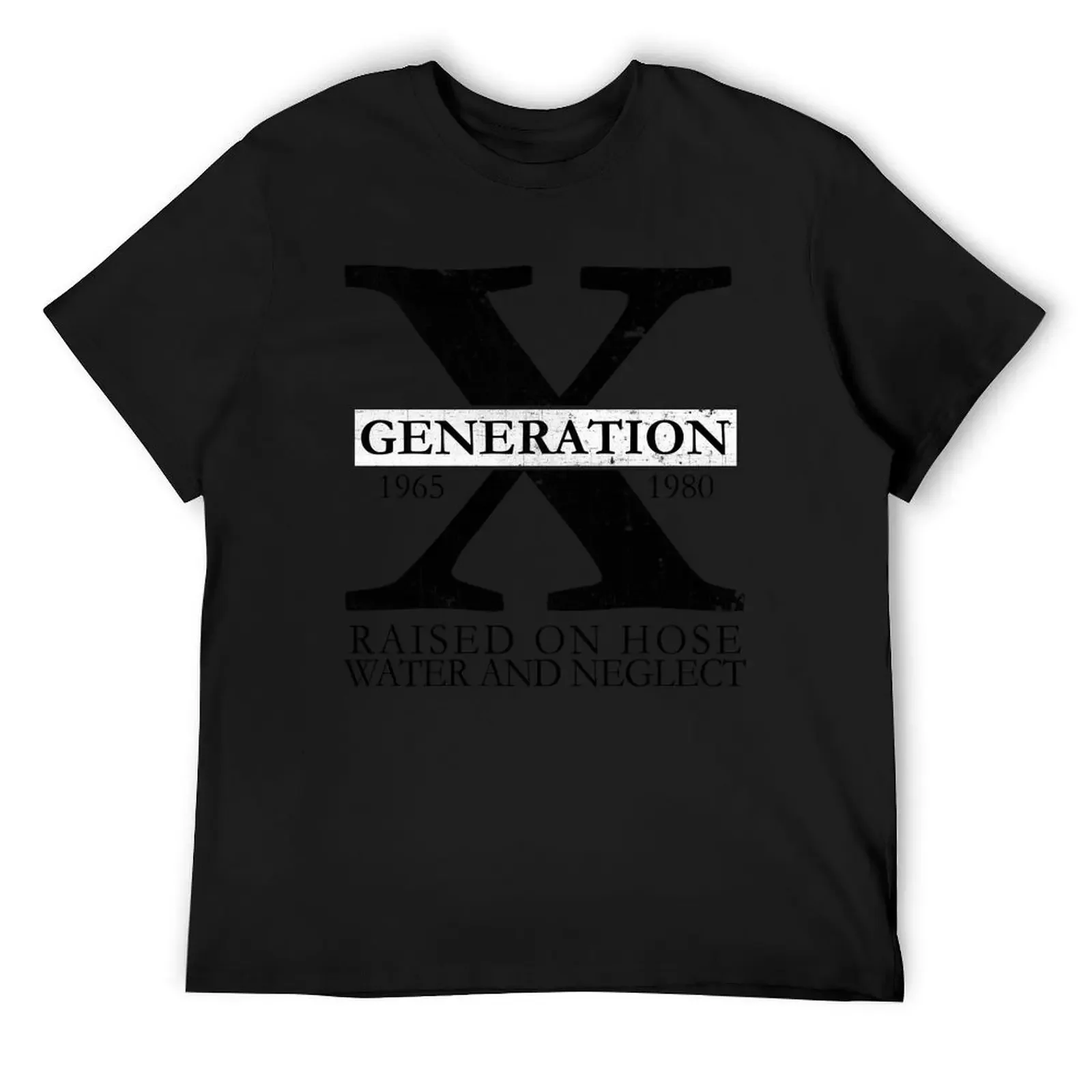 

GENERATION X T-Shirt vintage t shirts oversized graphic tee Short sleeve tee men