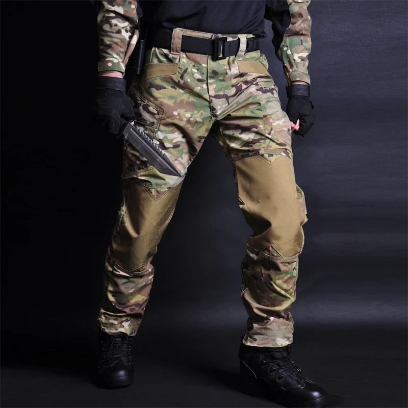 Camisas de combate de camuflaje CP para hombres, pantalones militares, camisa larga, Multicam, Airsoft, Paintball, táctico, ropa de caza