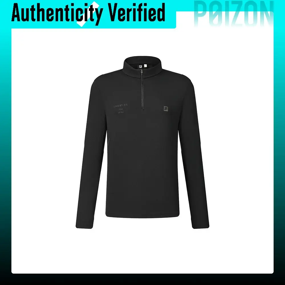 FILA Fitness Sports Fashion Fleece Lined Thermal Workout Clothing Men's Pitch Black A11M441202FBK