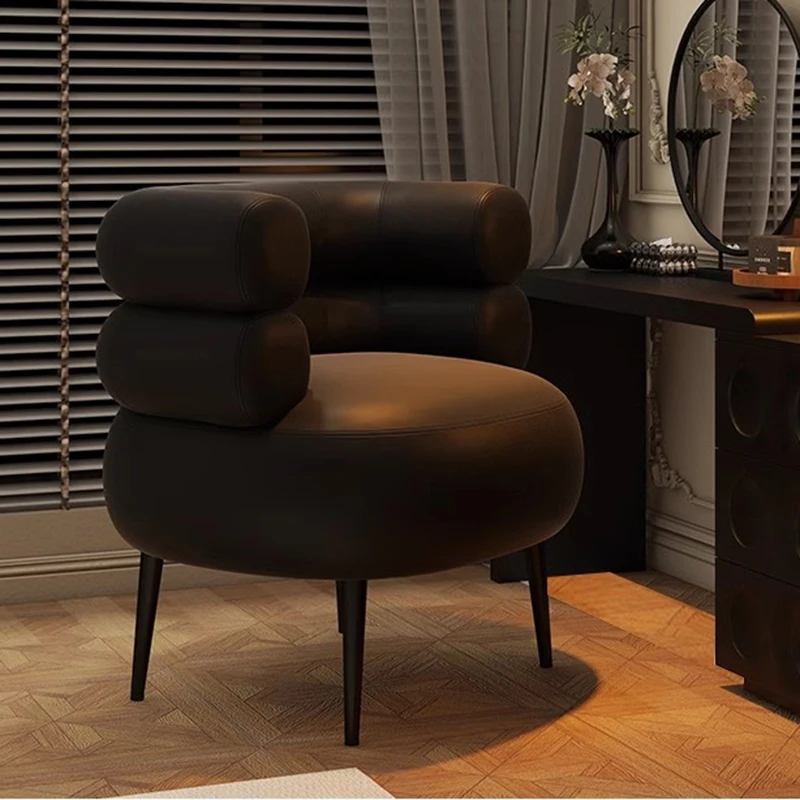 

ZMakeup Designer Vanity Chair Living Room Modern Bedroom Stool Nordic Unique Luxury Salon Lazy Tabouret Lounge Suite FurnitureZ