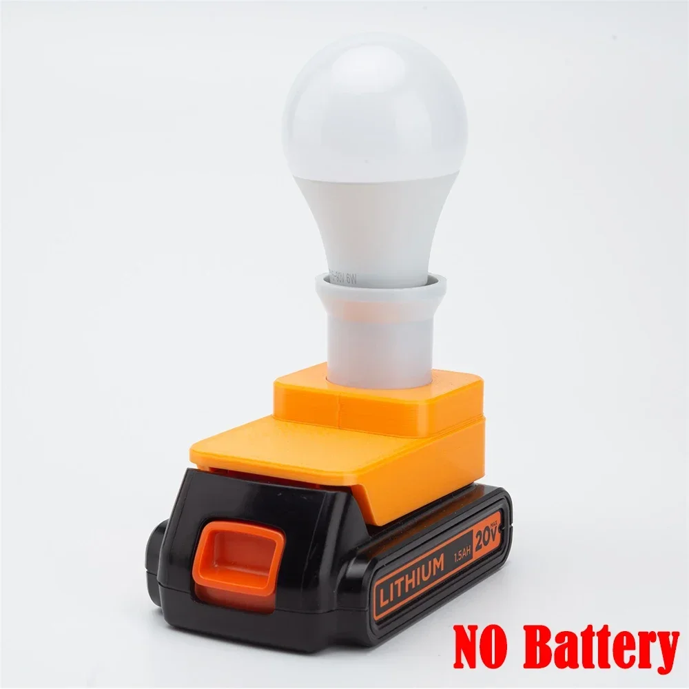 

Portable LED Bulb Light/spherical Light Is Suitable for Black+Decker 20V Battery Indoor and Outdoor Emergency Light Work Light